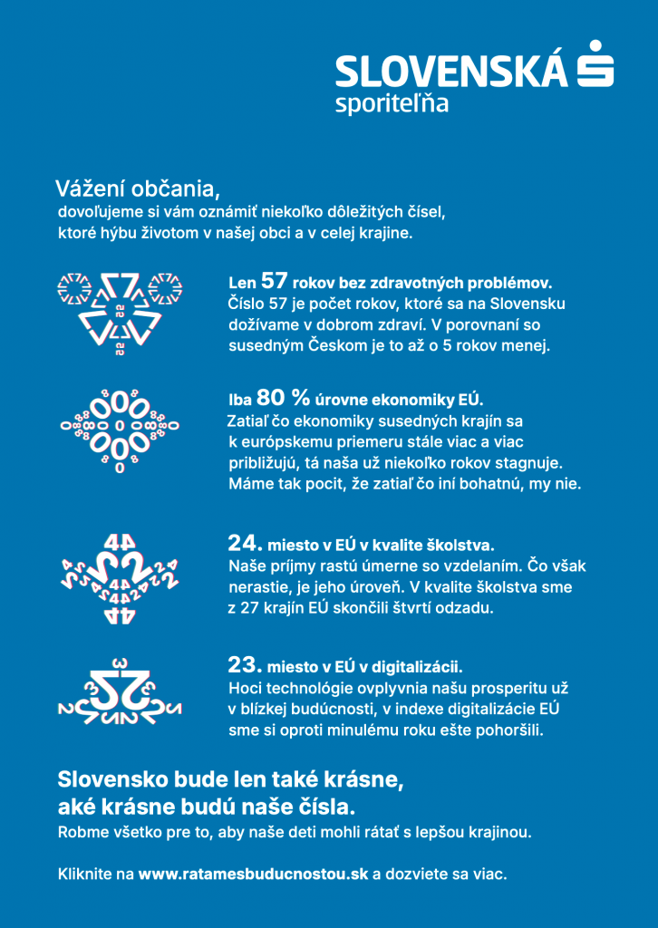 Slovenská sporiteľňa - rátame s budúcnosťou 